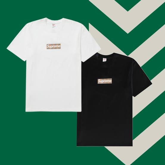 Supr3me Burberry t shirt