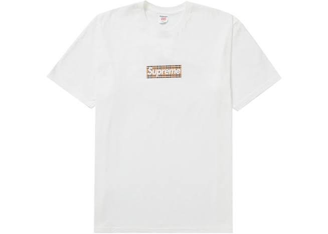 Supr3me Burberry t shirt